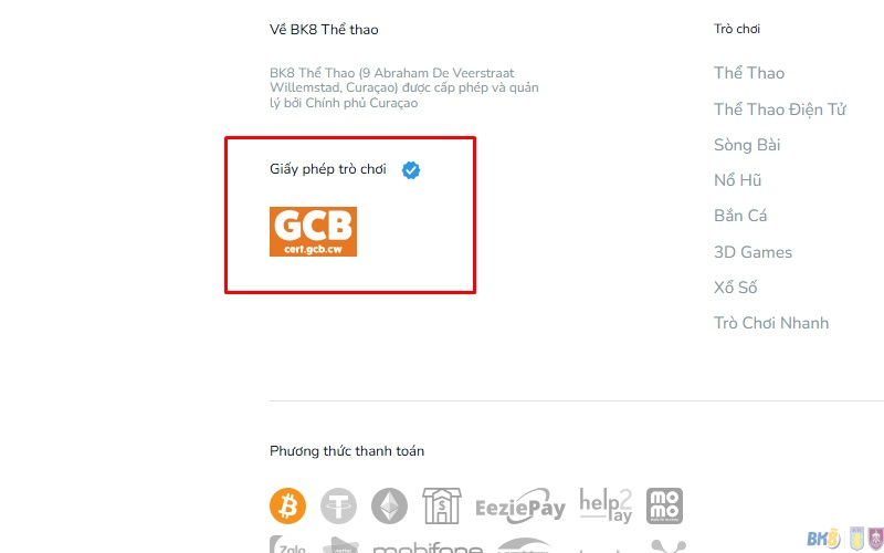 giấy phép trò chơi